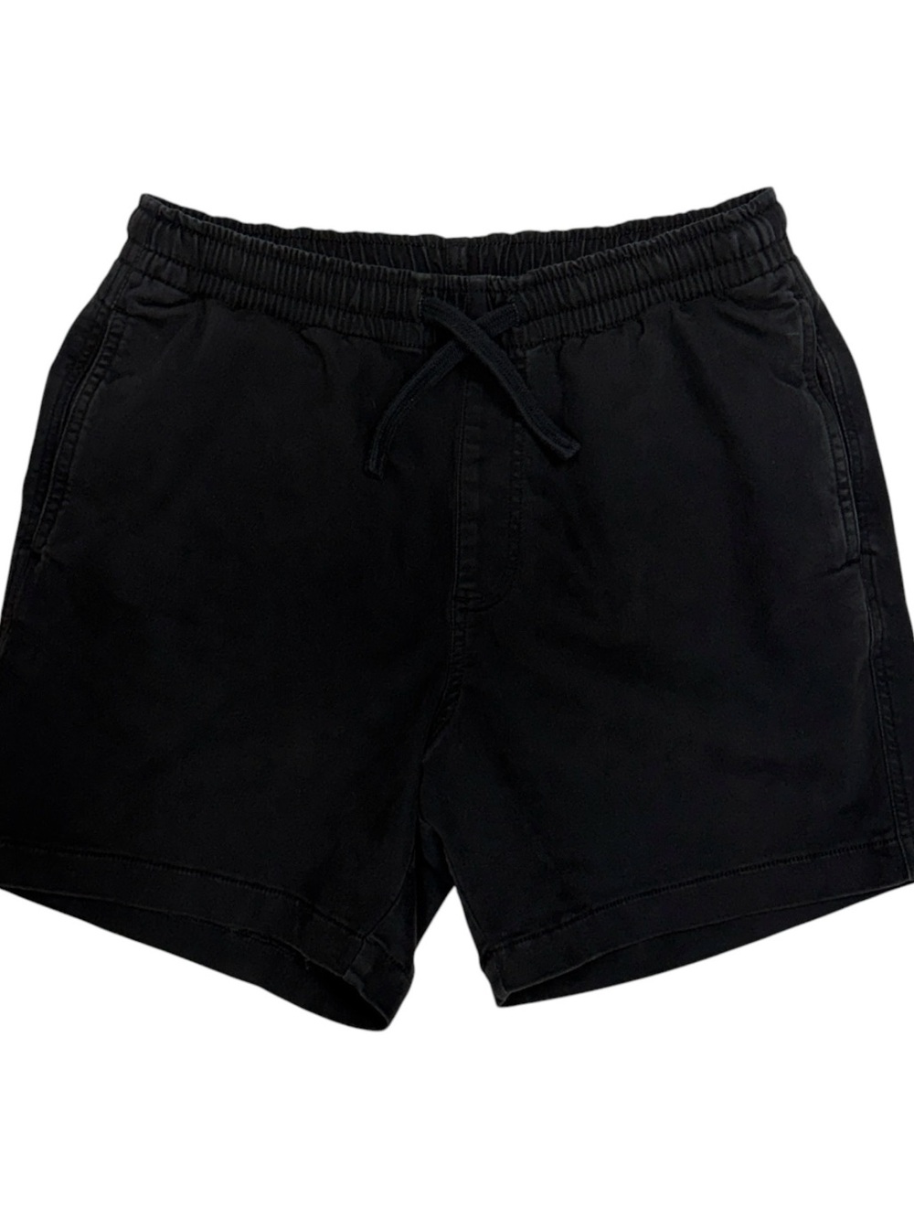 Bear Bottom Shorts Men Medium Black 5.5 Elastic Waist Chino Casual Preppy Pocket